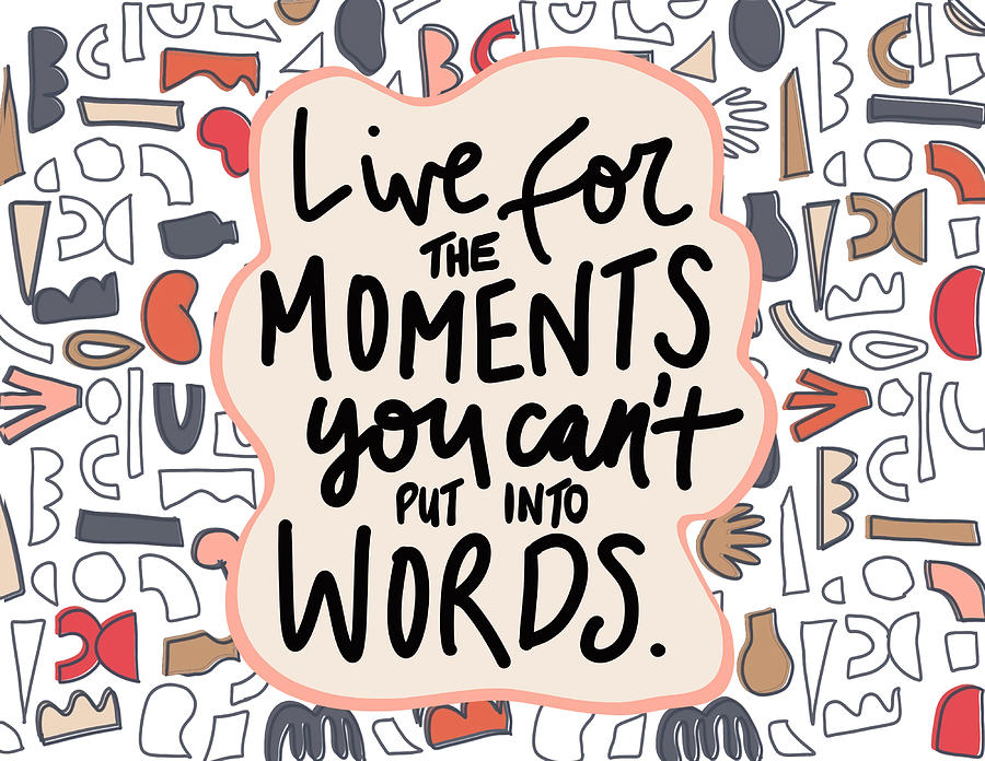 Live For The Moments Poster Cool Painting By Morgan Freddie - Fine Art 