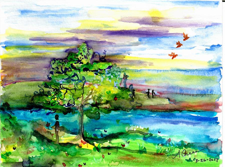 Live in the Spacious Place Painting by Amy Green Live in the Spacious Place Painting by Amy Green