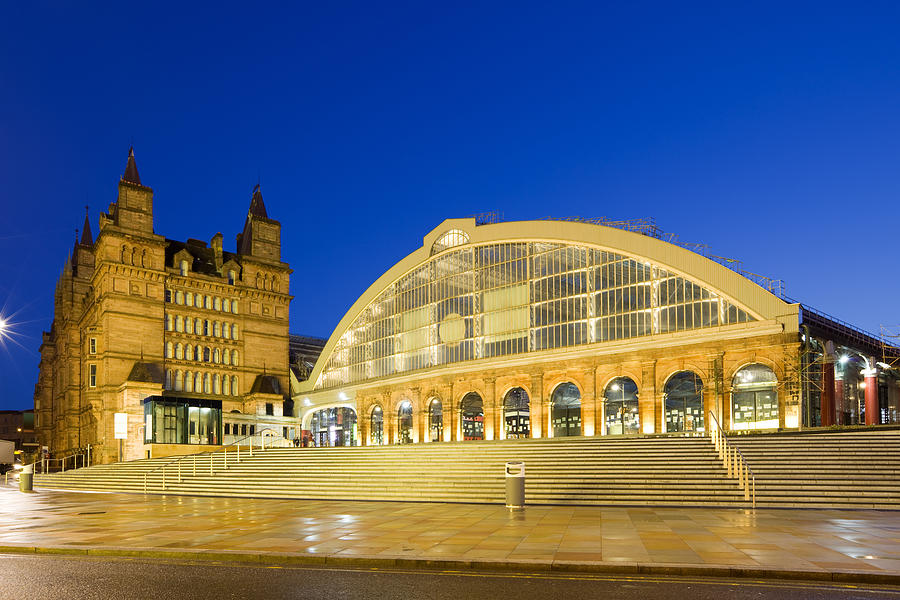 Liverpool England UK Downtown Lime Street Railway Station Photograph by Benedek