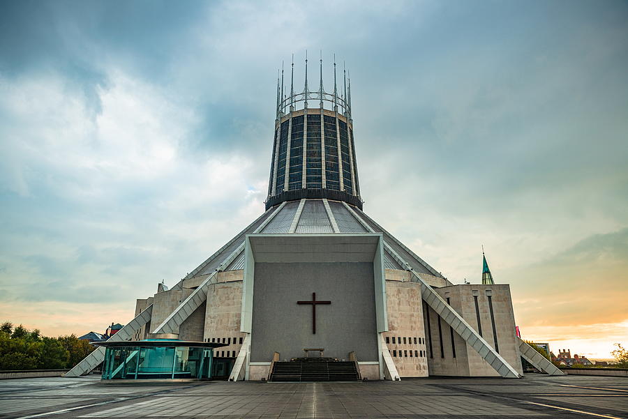 Liverpool metro cathedral closeup view  Photograph by Songquan Deng