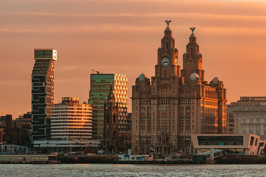 Liverpool skyline Photograph by Songquan Deng