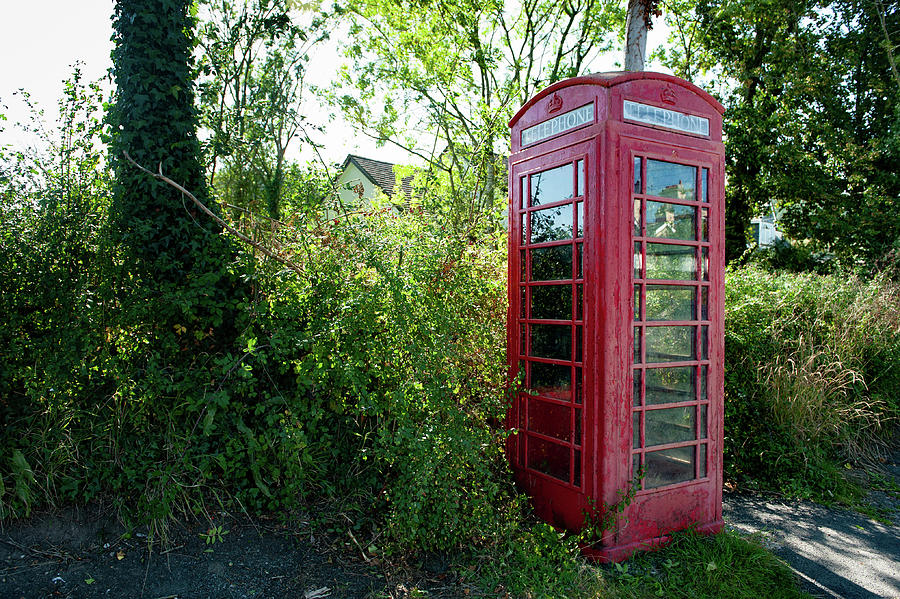Liverton Red Telephone Box Dartmoor Photograph
