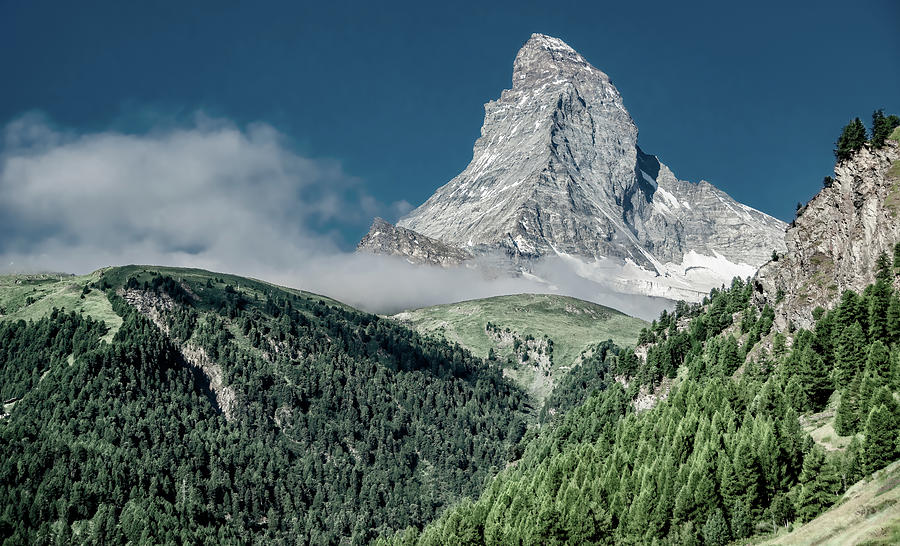 Living in The Shadow of the Matterhorn Photograph by Marcy Wielfaert