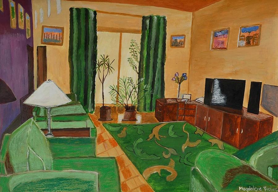 Living Room Painting by Magdalena Frohnsdorff
