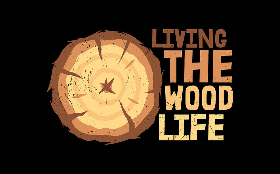 Living The Wood Life Digital Art by Sambel Pedes