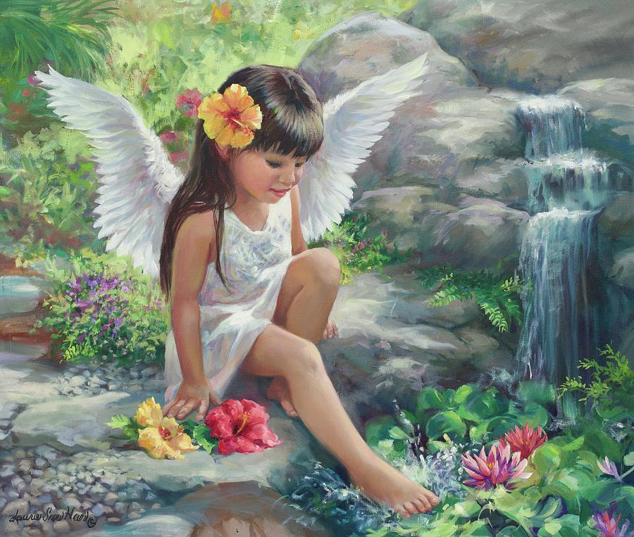 Living Water Angel Painting