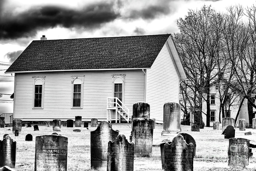 Living with the Dead at Second English Presbyterian Church Of Amwell in New Jersey Photograph by John Rizzuto