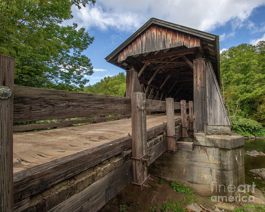Livingston Manor Covered Bridge Photograph by Phil Spitze