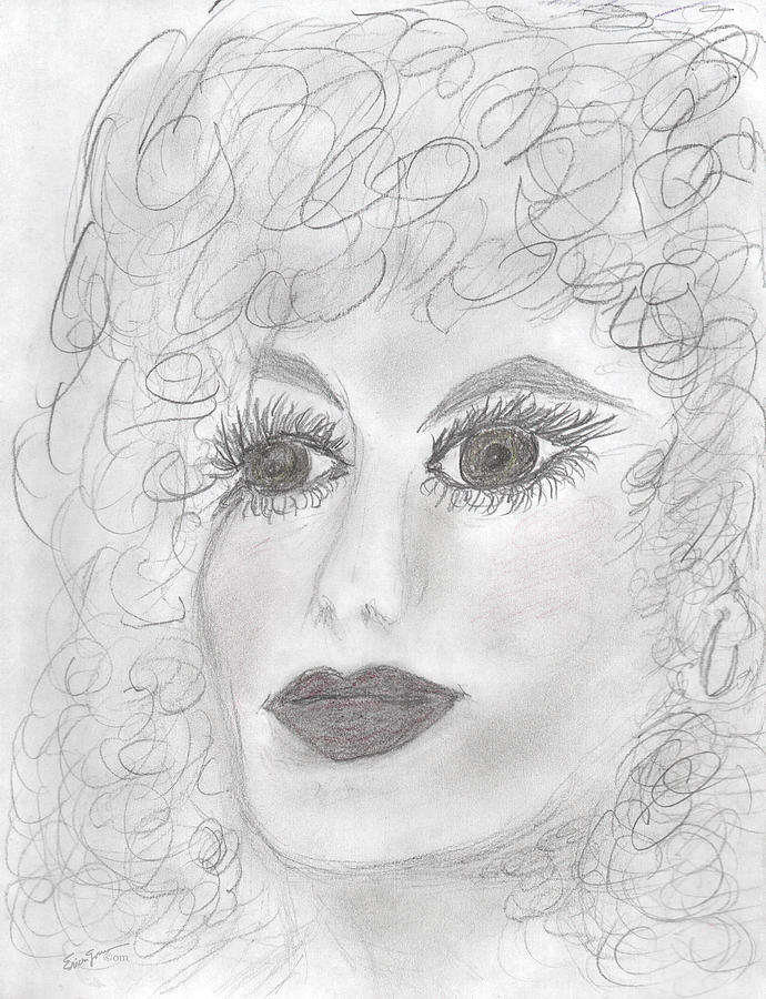 Liz #2 Drawing by Erich Grant