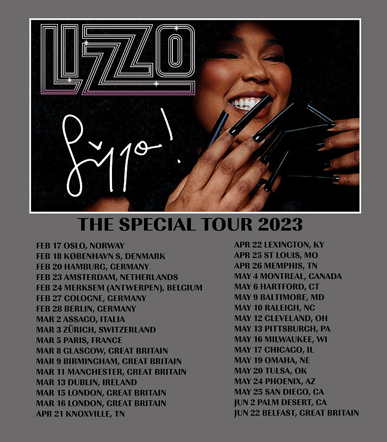 lizzo tour song list 2023