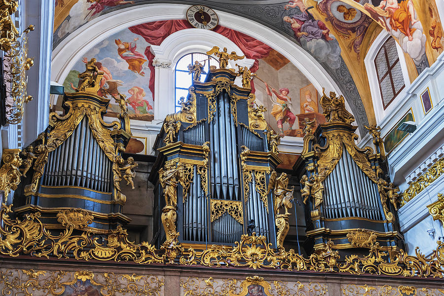Ljubljana Cathedral Pipe Organs In Slovenia Photograph by Artur Bogacki