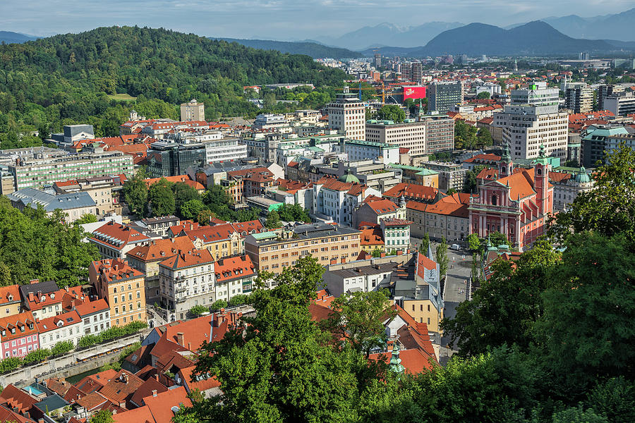 Ljubljana Cityscape In Slovenia Photograph by Artur Bogacki