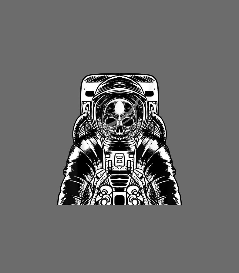 ll Surreal Galaxy Spaceman Skeleton Goth Digital Art by Jacoby Laila