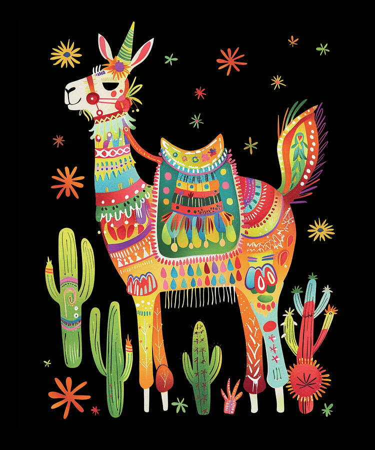 Animal Digital Art - Llama Behavioral Studies by Lotus-Leafal