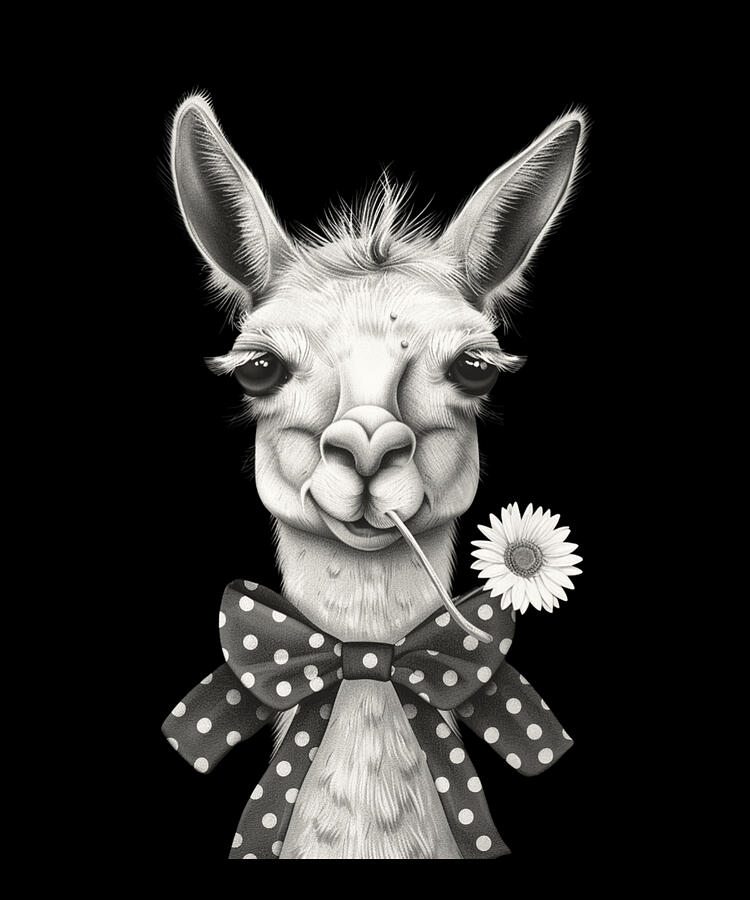 Animal Digital Art - Llama Cultural Significance by Lotus-Leafal