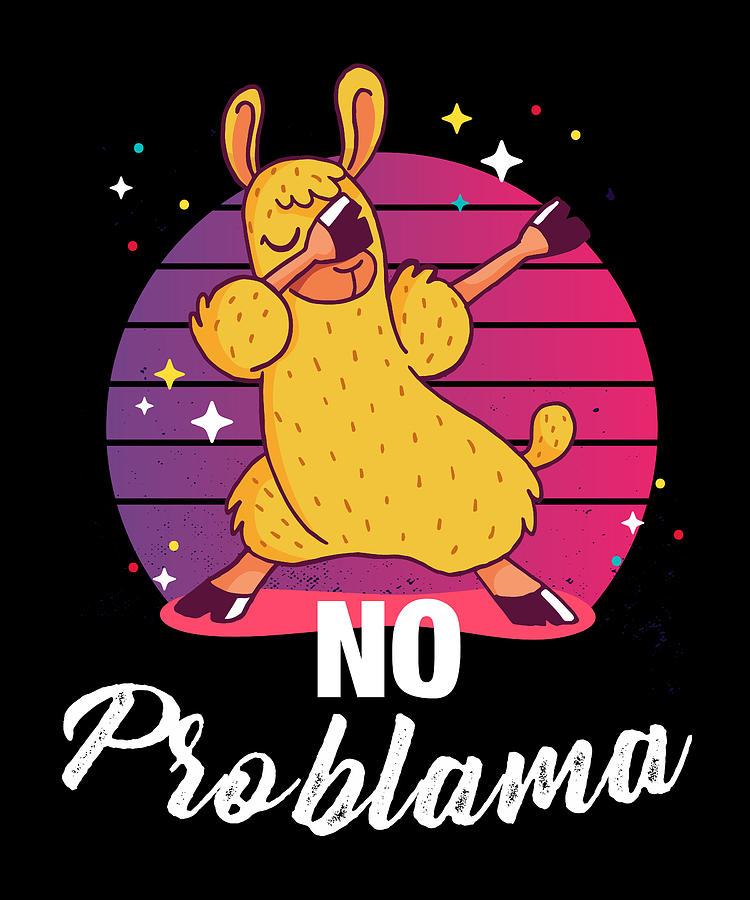 dancing rainbow llama