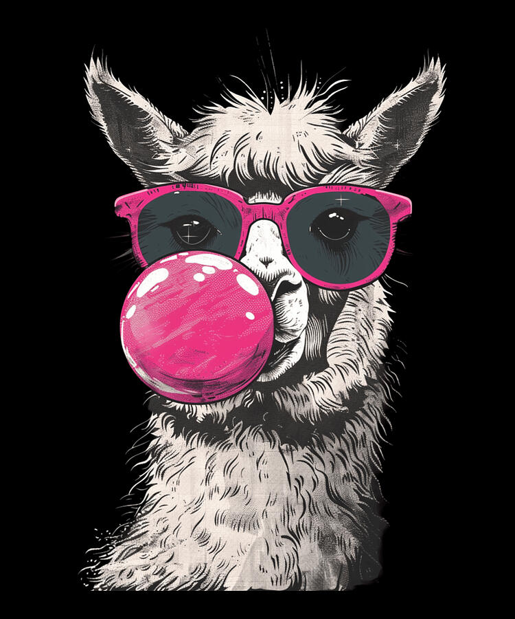 Animal Digital Art - Llama Educational Resources by Robertz-schuler