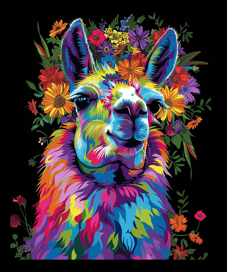 Animal Digital Art - Llama Legal Protection by Lotus-Leafal