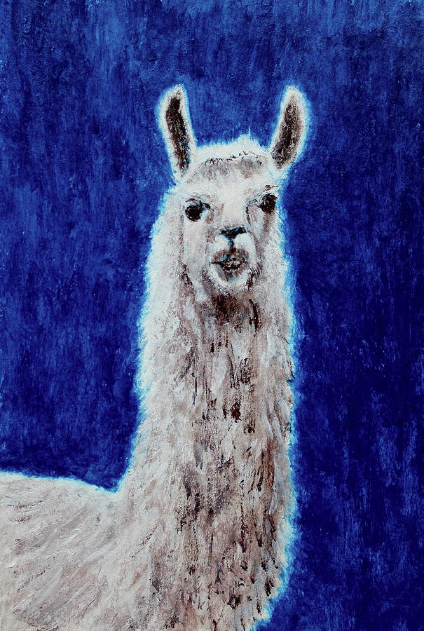 Llama Painting by Mikayla Ruth Reed