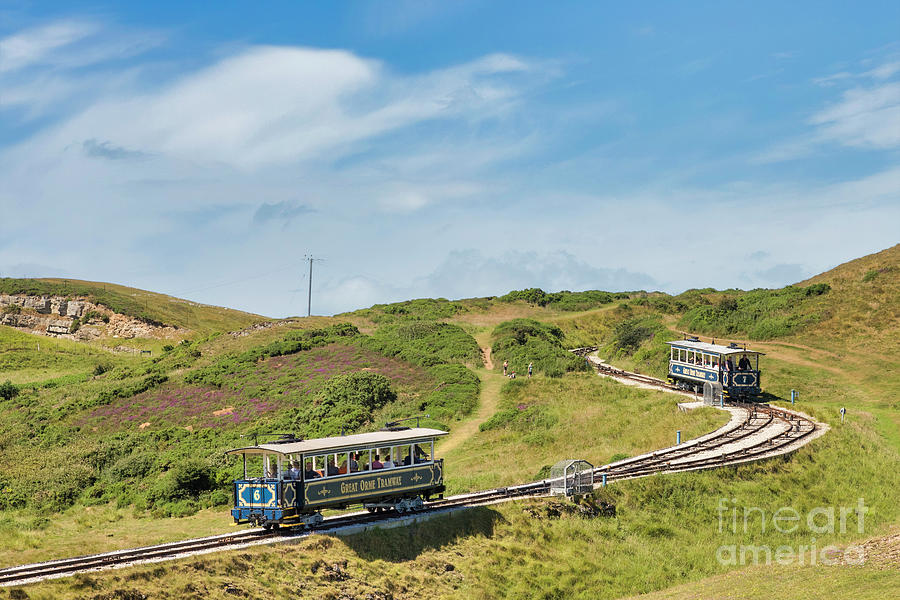 Llandudno Trams  on the Great Orme, North Wales, UK Photograph by Colin and Linda McKie