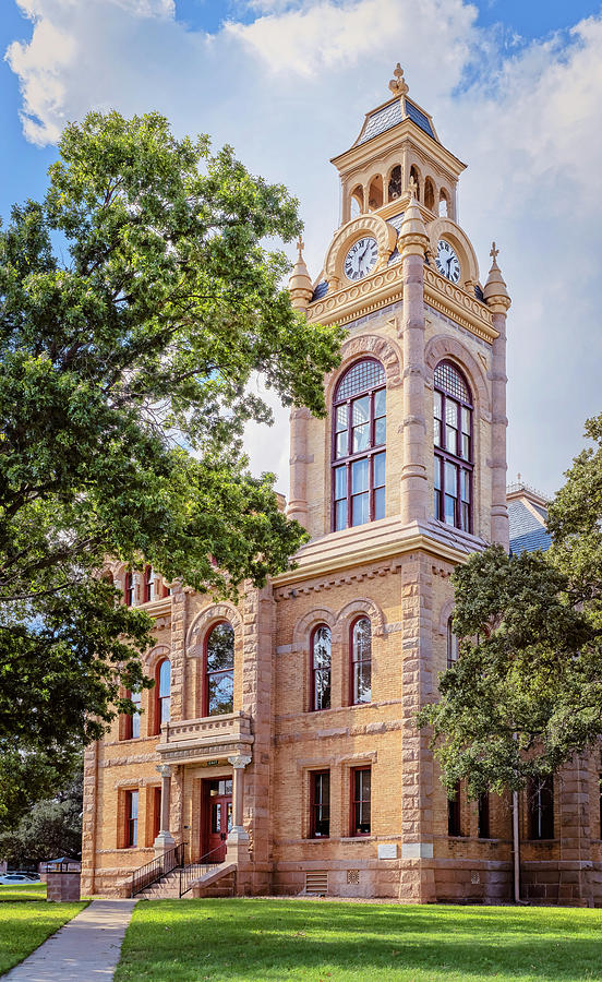 Llano County Courthouse Texas Photograph by Joan Carroll - Pixels