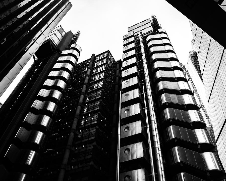 Architecture Photograph - Lloyds Building II by Chris Dutton