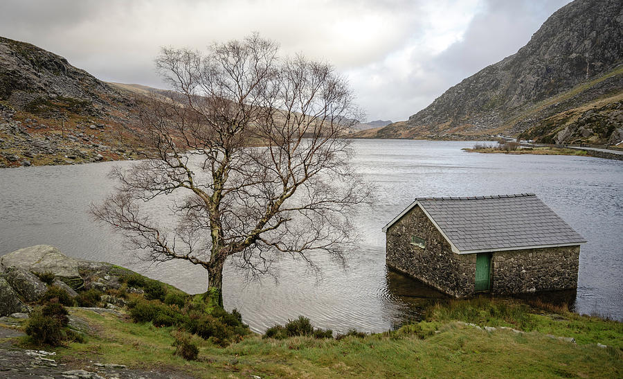Llyn Ogwen Boat House Photograph by Spikey Mouse Photography