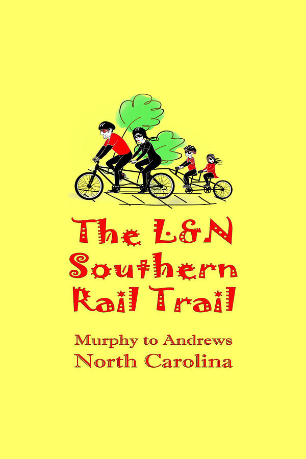 LN Southern Rail Trail Digital Art by Debra and Dave Vanderlaan