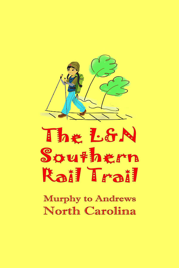 LN Southern Rail Trail Girl Hiker Photograph by Debra and Dave Vanderlaan