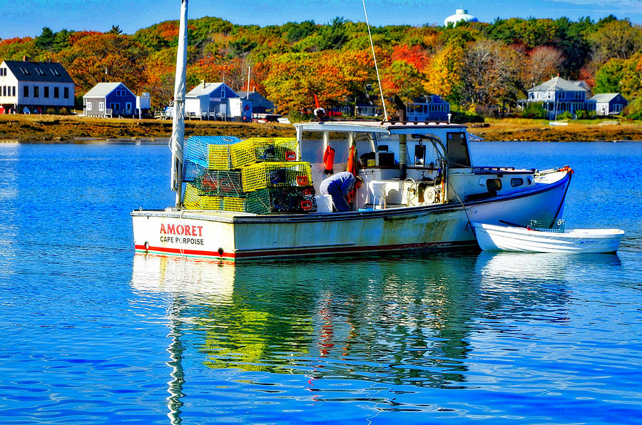 Lobster boat Photograph by Dennis Baswell
