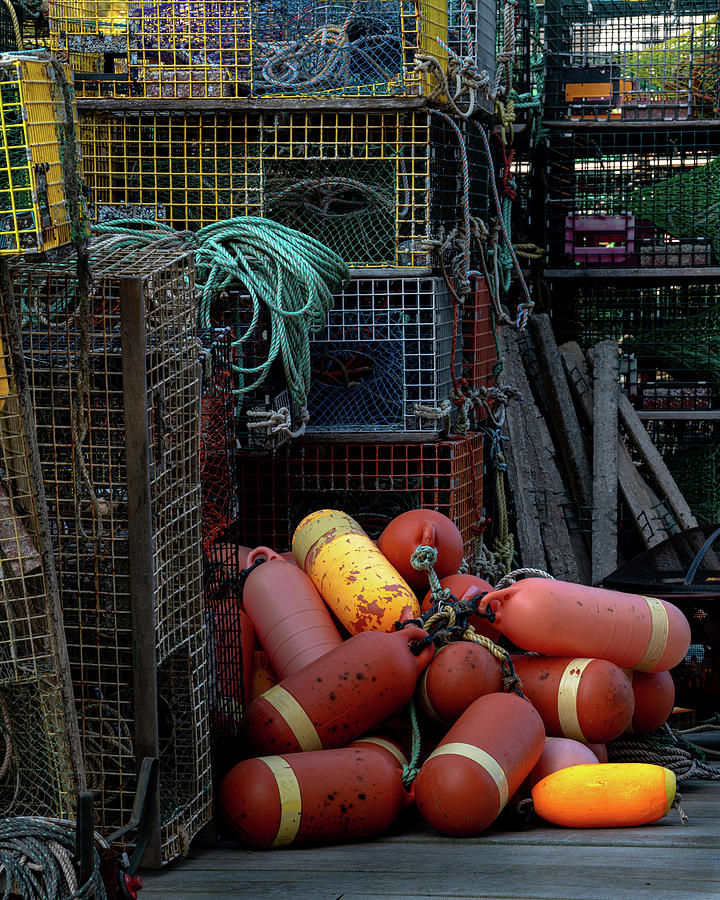Lobster Dock Photograph by Stan Dzugan Pixels