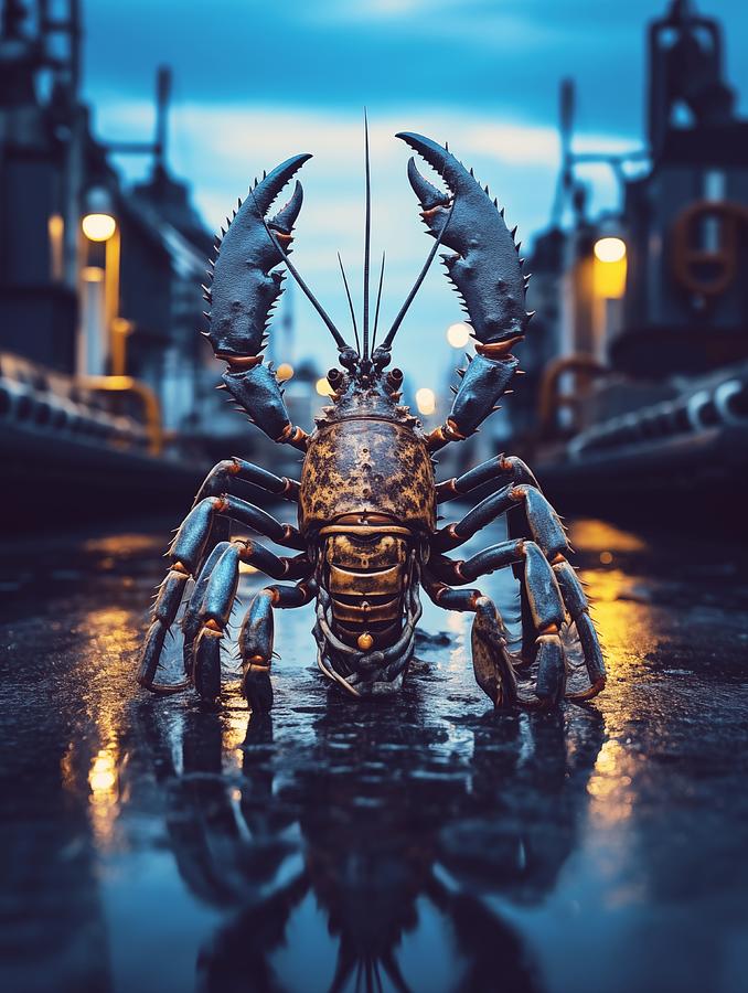 Lobster King Digital Art by Matt Hanson