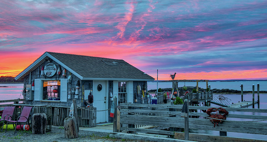 Lobster Shack on Bailey Island Photograph by Angie Precure - Fine Art ...