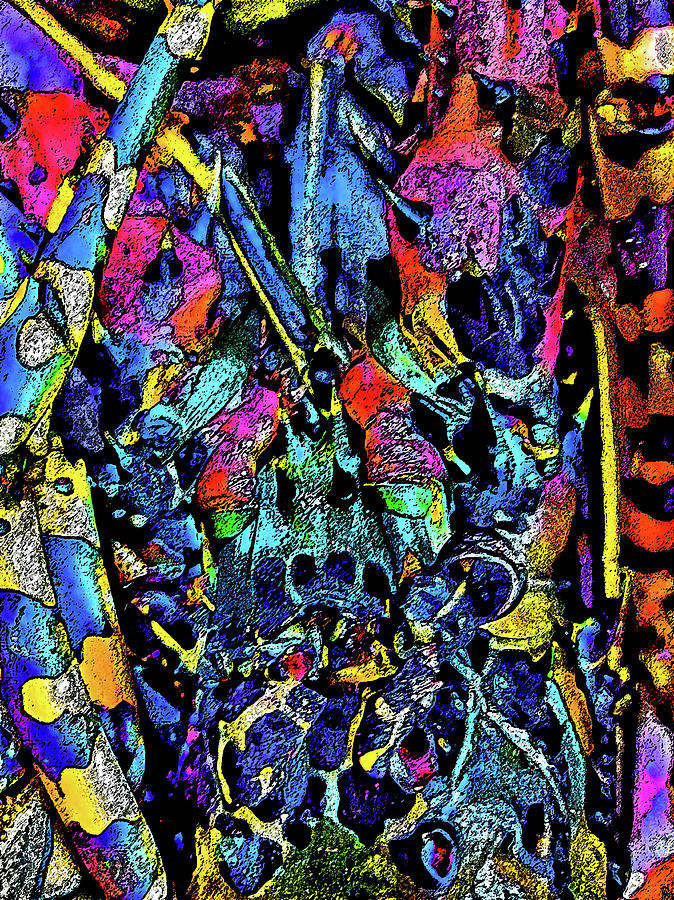 Lobster. Texture. Digital Art