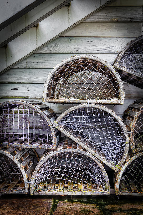 Lobster Traps Photograph by Bill Chizek