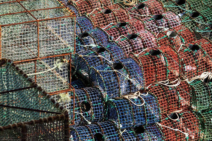 Lobster Traps In Cascais - 2 Photograph by Hany J