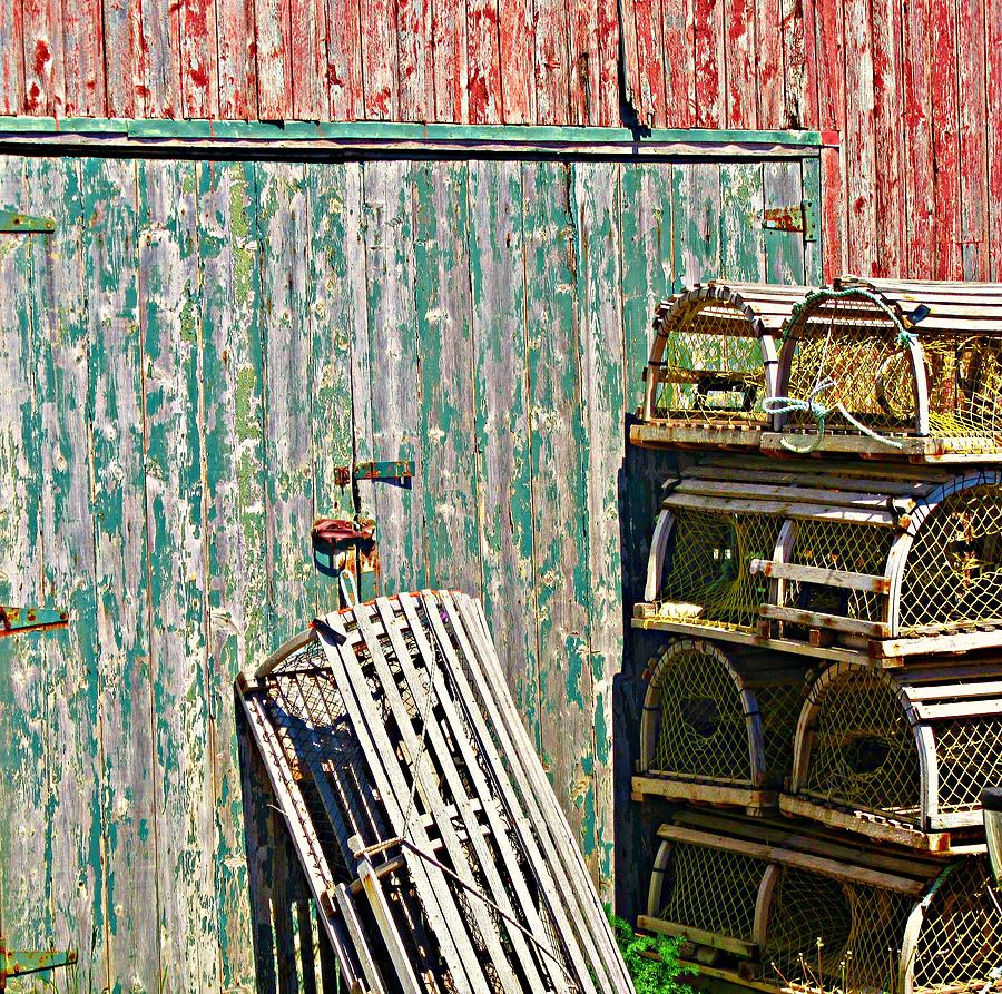 Lobster Traps Photograph by Stephanie Moore