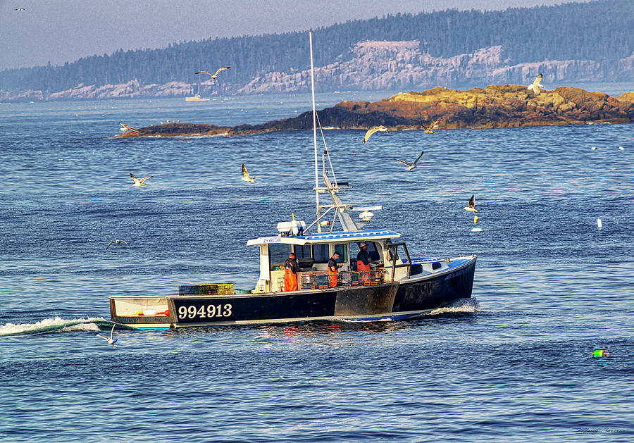 Lobsterboat Resurrection Photograph by Marty Saccone