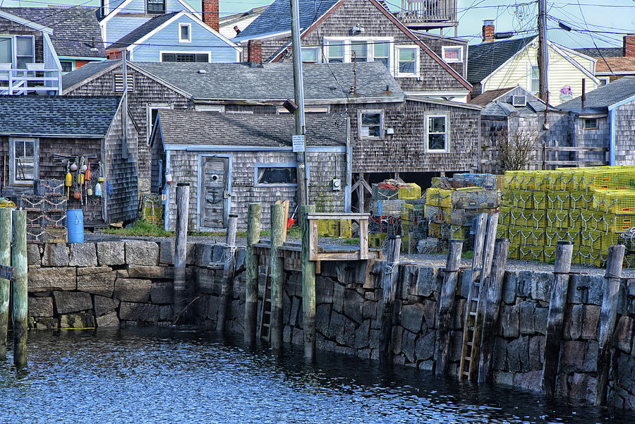 Lobstering Town Photograph by Mike Martin