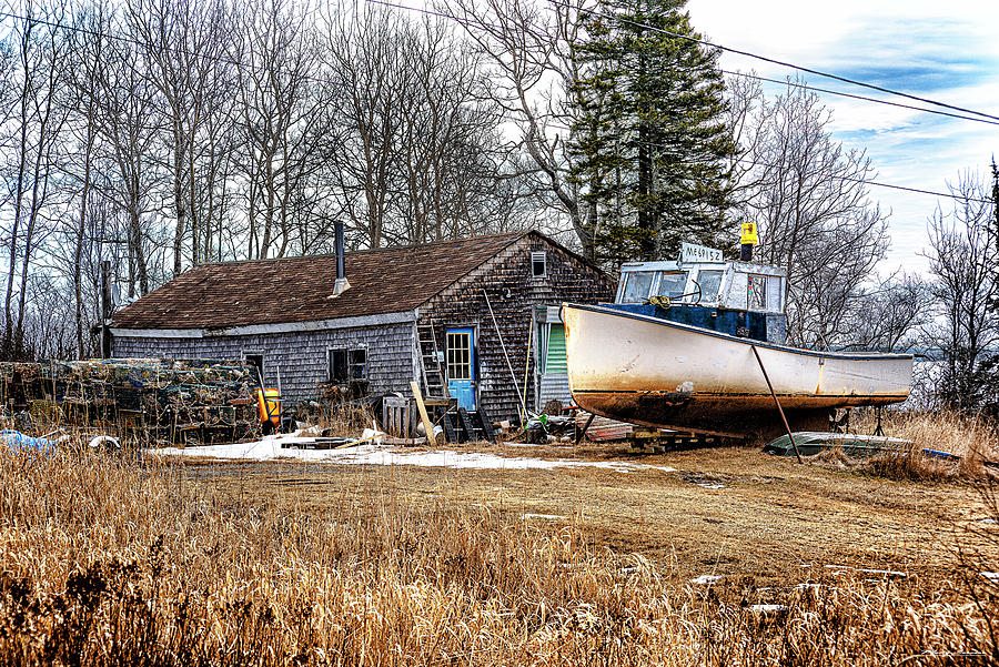 Lobstermans Abode Photograph by Marty Saccone