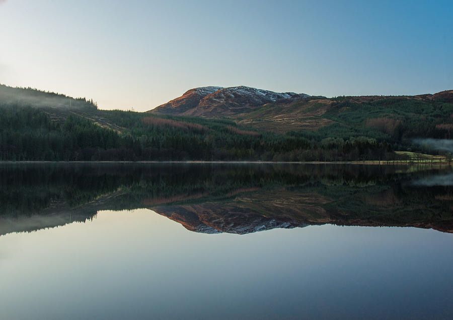 Loch Chon mirror  Photograph by Daniel Letford