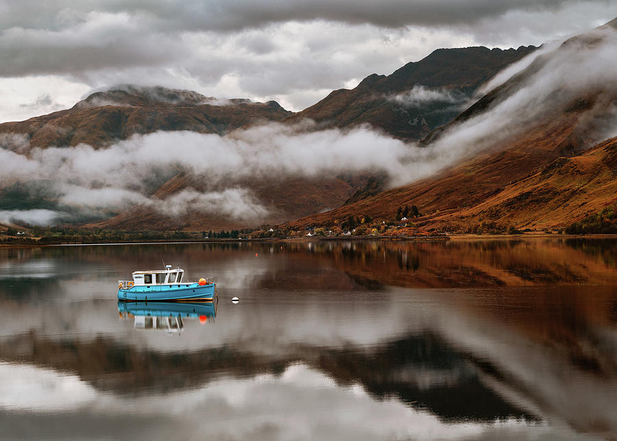 Loch Duich Fishing Boat Photograph