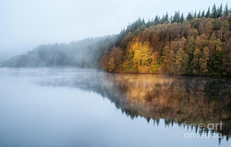 Loch Faskally Dawn Photograph by Janet Burdon