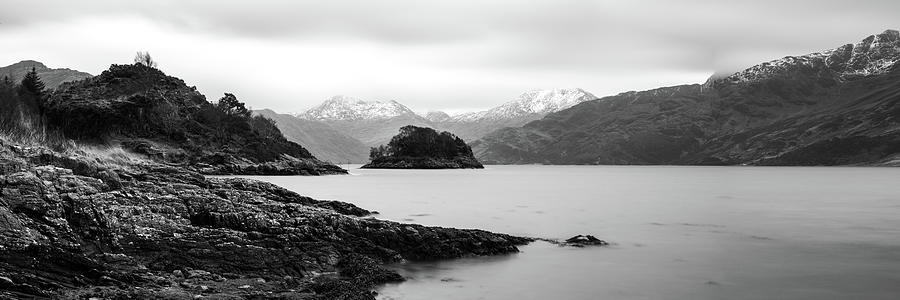 Loch Hourn Black and White Scotland Photograph by Sonny Ryse