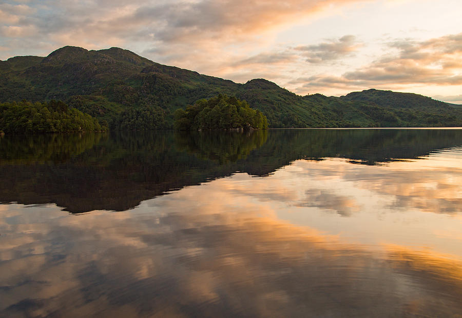Loch Katrine sunset  Photograph by Daniel Letford