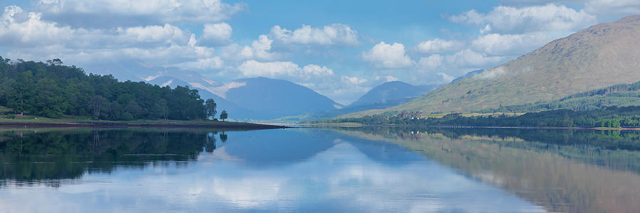 Loch Linnhe panorama Photograph by Steev Stamford