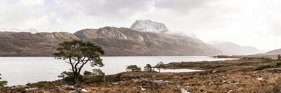 Loch Maree Slioch mountain Wester Ross Highlands scotland Photograph by Sonny Ryse