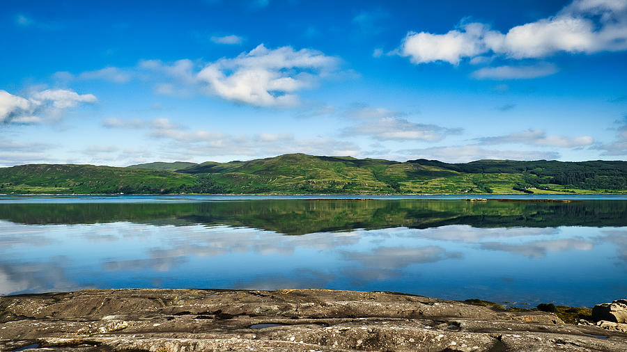 Loch Na Keal Reflections #3 - Scotland Photograph by Stuart Litoff