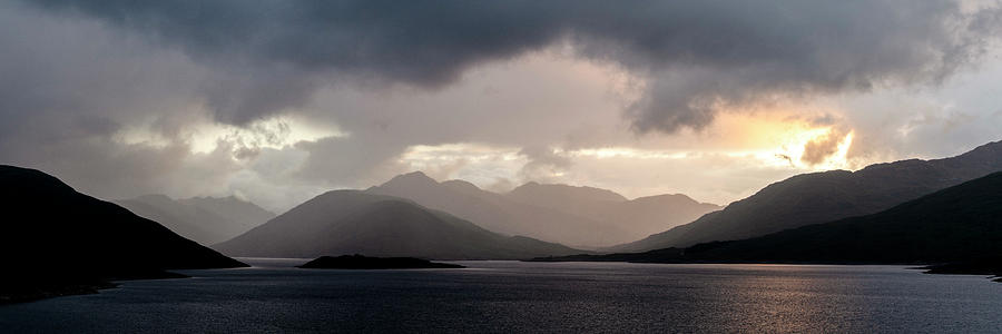 Loch Quoich Sunset Scotland Photograph by Sonny Ryse