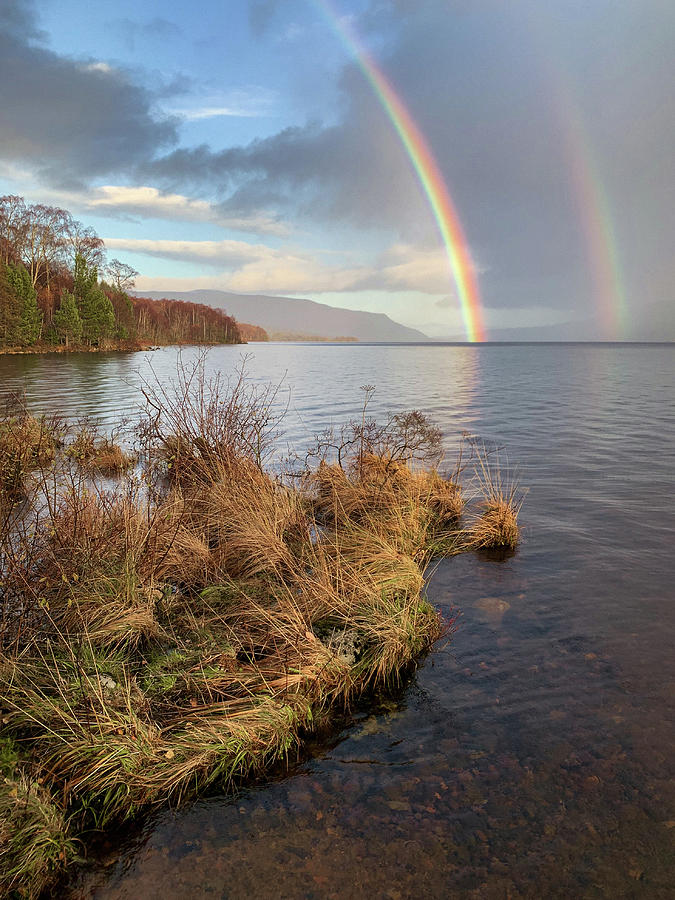 Loch Rannoch Rainbow Photograph